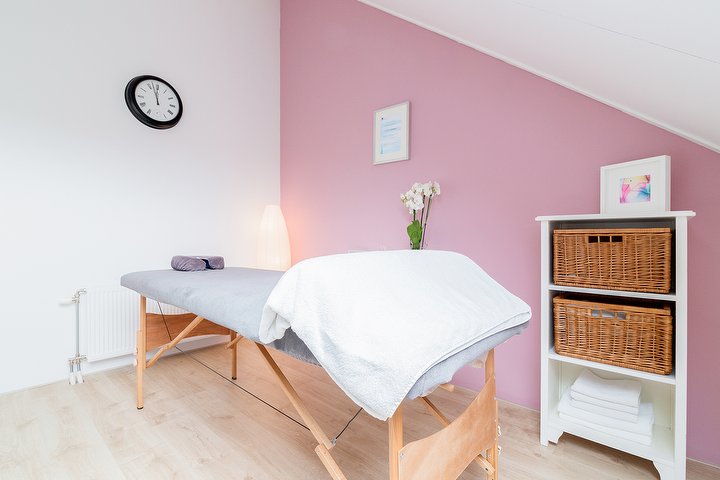 Salon en massagetafel